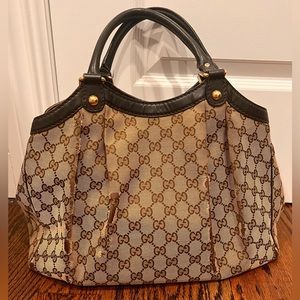 Authentic Gucci sukey tote bag